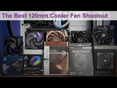 The Best CPU Cooler Fans, Tested on H100i Radiator: P12/ARGB, NF-A12x25, Wonder Snail & ToughFan 12